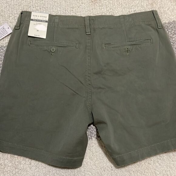 NWT- Sun + Stone- 31. Flat Front Short - Picture 2 of 10